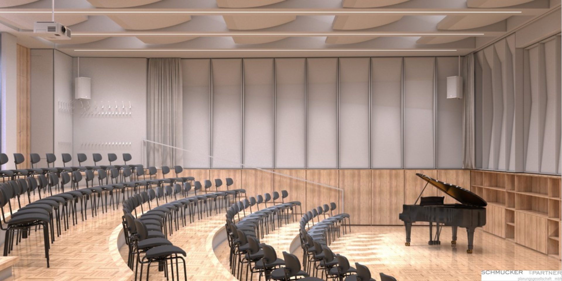 Chorprobensaal copyright SCHMUCKER UND PARTNER planungsgesellschaft mbh