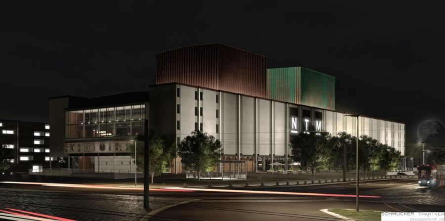 Vorplatz Nacht copyright SCHMUCKER UND PARTNER planungsgesellschaft mbh